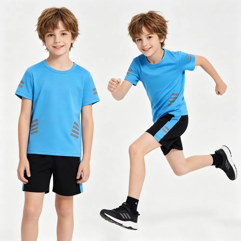 Kids Sportswear Boys for 5 to 6 7 8 9 10 11 12 Years Summer Sets Football Basketball Running Tennis Tracksuit Clothes Jersey Set