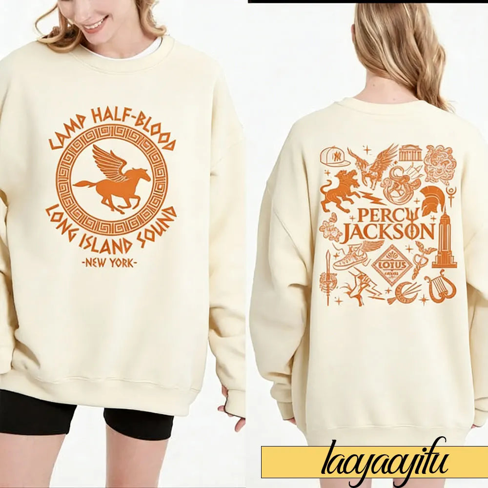 Unisex Camp Halfblood Sweatshirt Camp Half Blood Hoodie Camp Half Blood Chronicles Branches Sweater Percy Jackson Sweatshirt