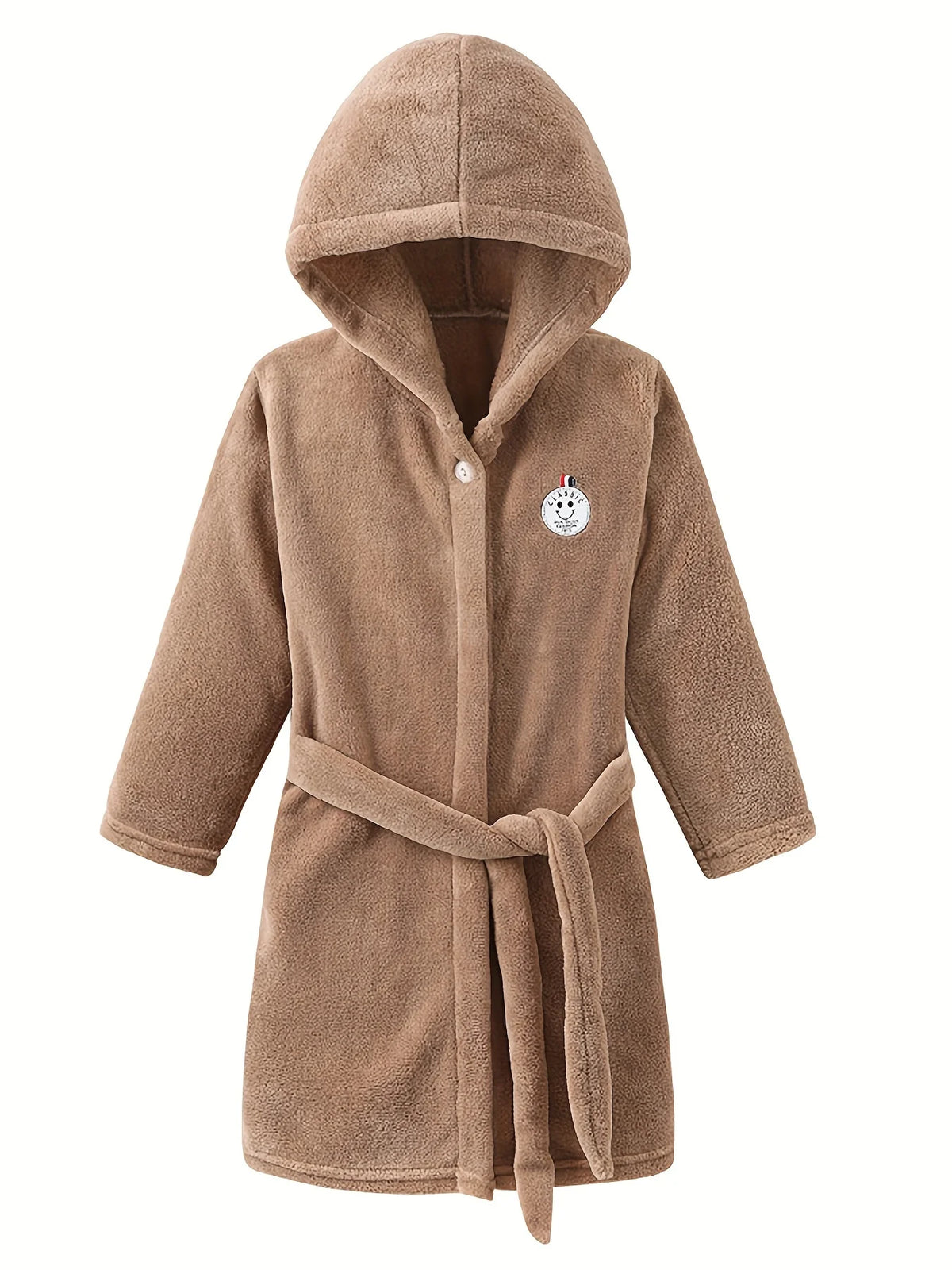 Children's Cloak, Boy's Nightgown, Flannel Kids, Baby, Baby, Thickeneded Girl's Coral Velvet Pajamas, Autumn and Winter Four-Sea