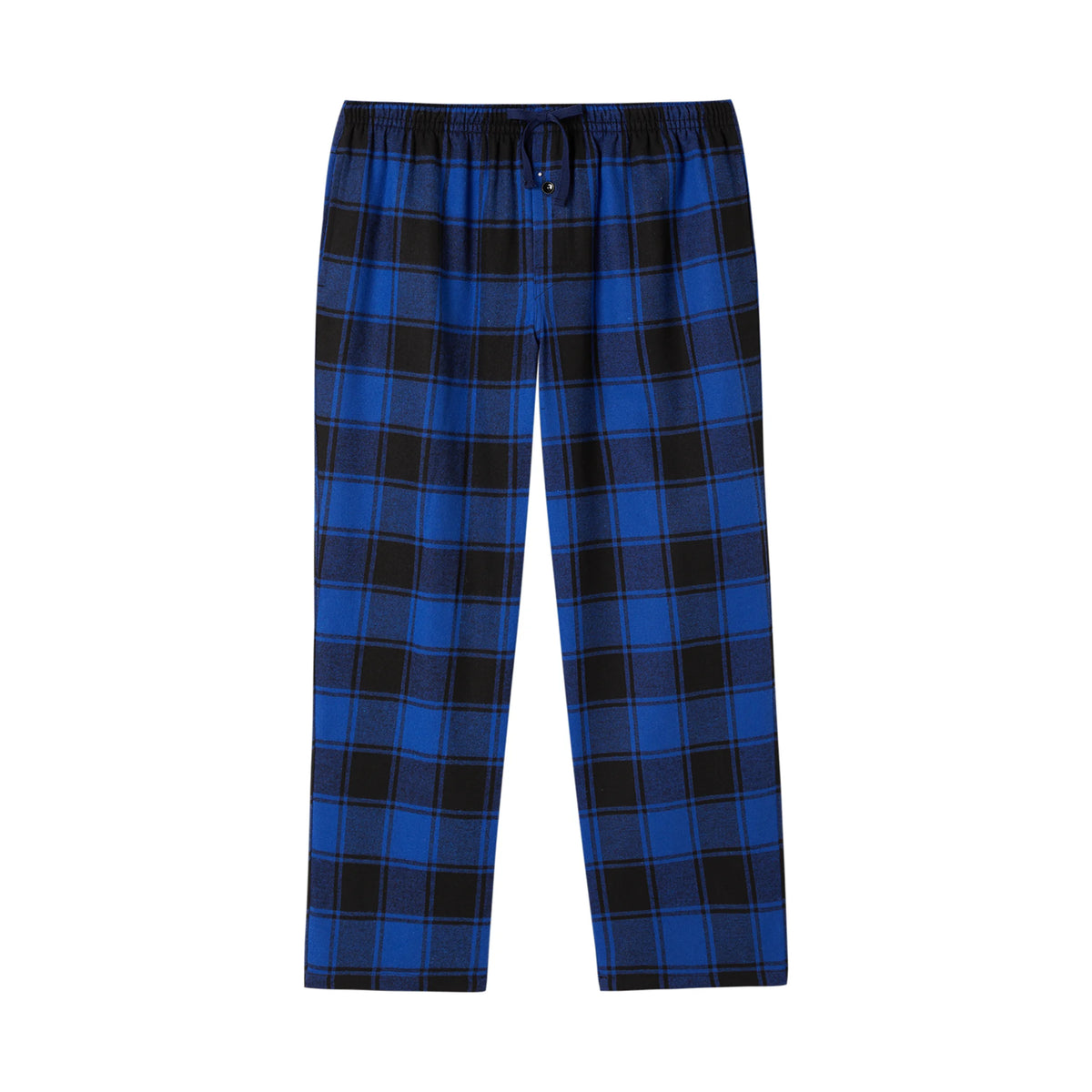 Men's Autumn/Winter Pajama Pants Flannel Plaid Casual Comfy with Pocket Stretchy Elastic Waistband Mans Pajamas Bottoms