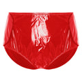 Womens Swim Sets Waterproof Vinyl Adaptive Swimwear Beachwear Outfits Short Sleeve Crop Top and Hook and Diaper Cover Shorts