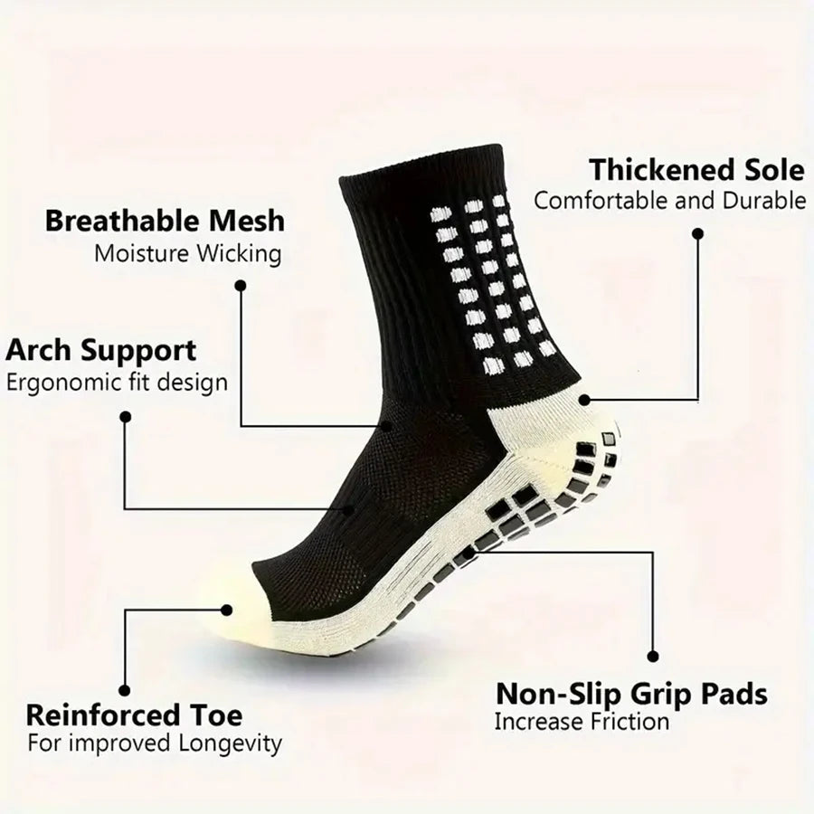 6-Piece Set of Outdoor Sports Football Socks + Shin Guards + Shin Socks + Ankle Protectors + Straps + Storage Bag S004593