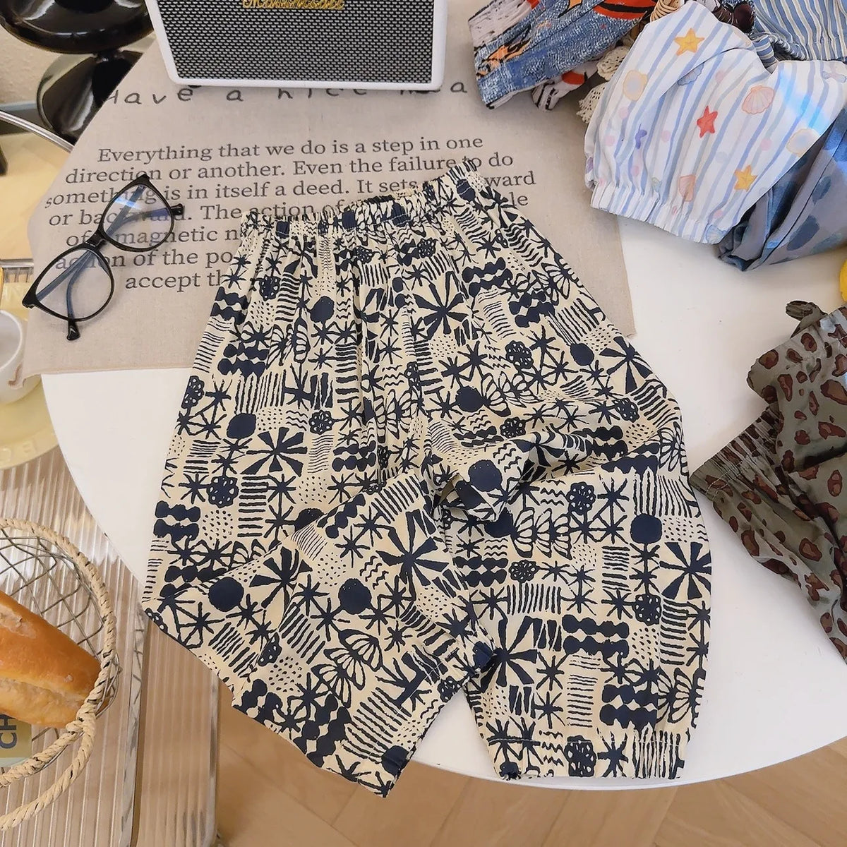 Kids Long Pants Summer Korean Style Loose Fit Boys Casual Mosquito-Proof Pants For Girls