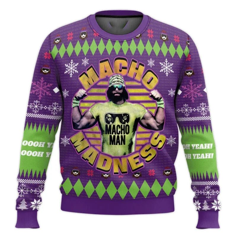 In the crazy kingdom, look forward to unexpected men. Merry Christmas! Men and women, ugly sweaters at outdoor parties 2026