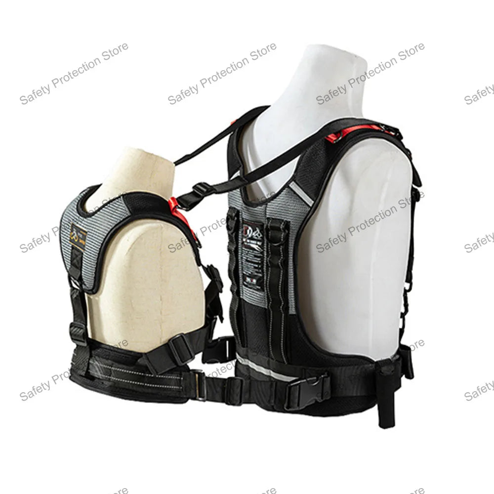 Kids Adjustable Safety Belt Child Motorcycle Cycling Safety Belt Reflective Front Back Duals-purpose Grab Handle Strap Harness