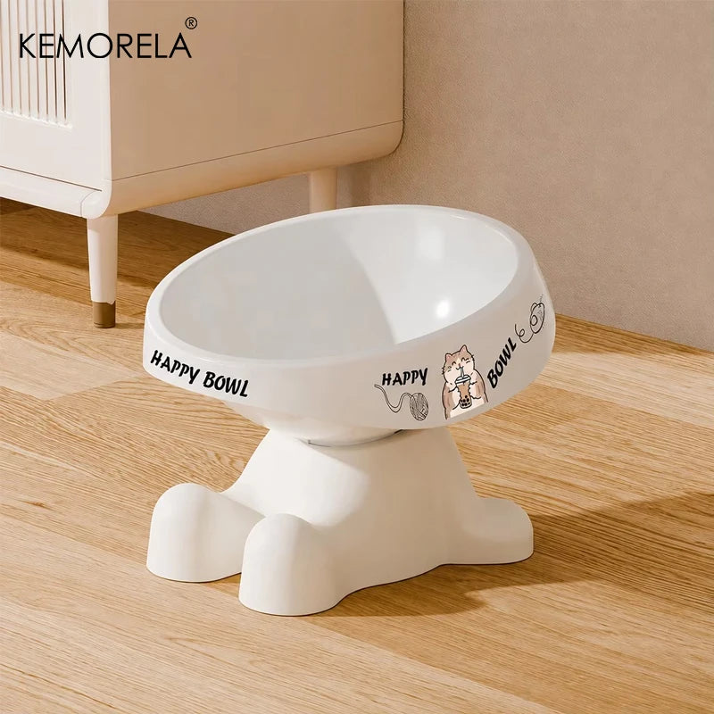 2026 Cute Elevated Pet Feeding Bowl,Elevated Neck Protection Anti-Slip Pet Bowl, Suitable for Medium And Small Dogs Cat Drinking