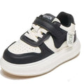 Kids Sports Shoes Spring Autumn Simple Black White Boys Girls Casual Sneakers Thick Sole School Causal Children Basketball Shoes