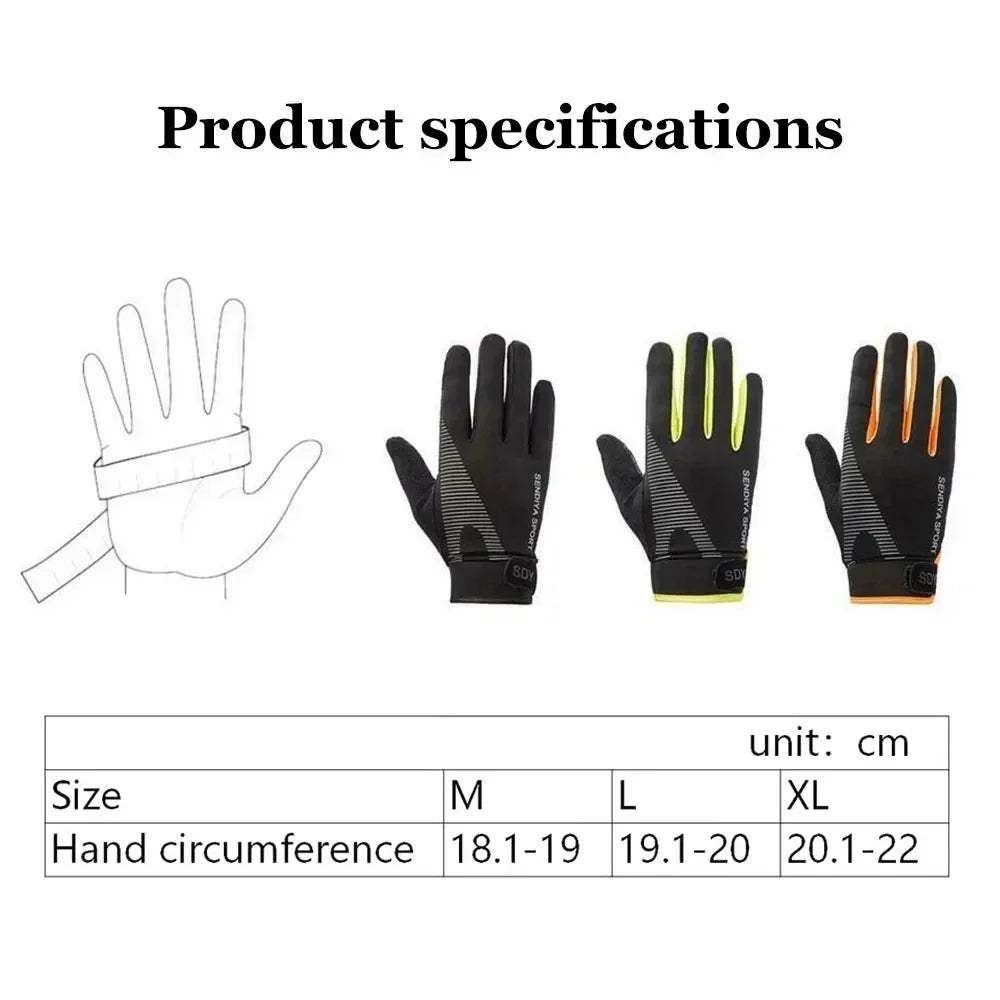 M/L/XL Men Cycling Gloves Full Finger Touch Screen Motorcycle Bicycle Mtb Bike Gloves Gym Training Outdoor Fishing Hand Guantes