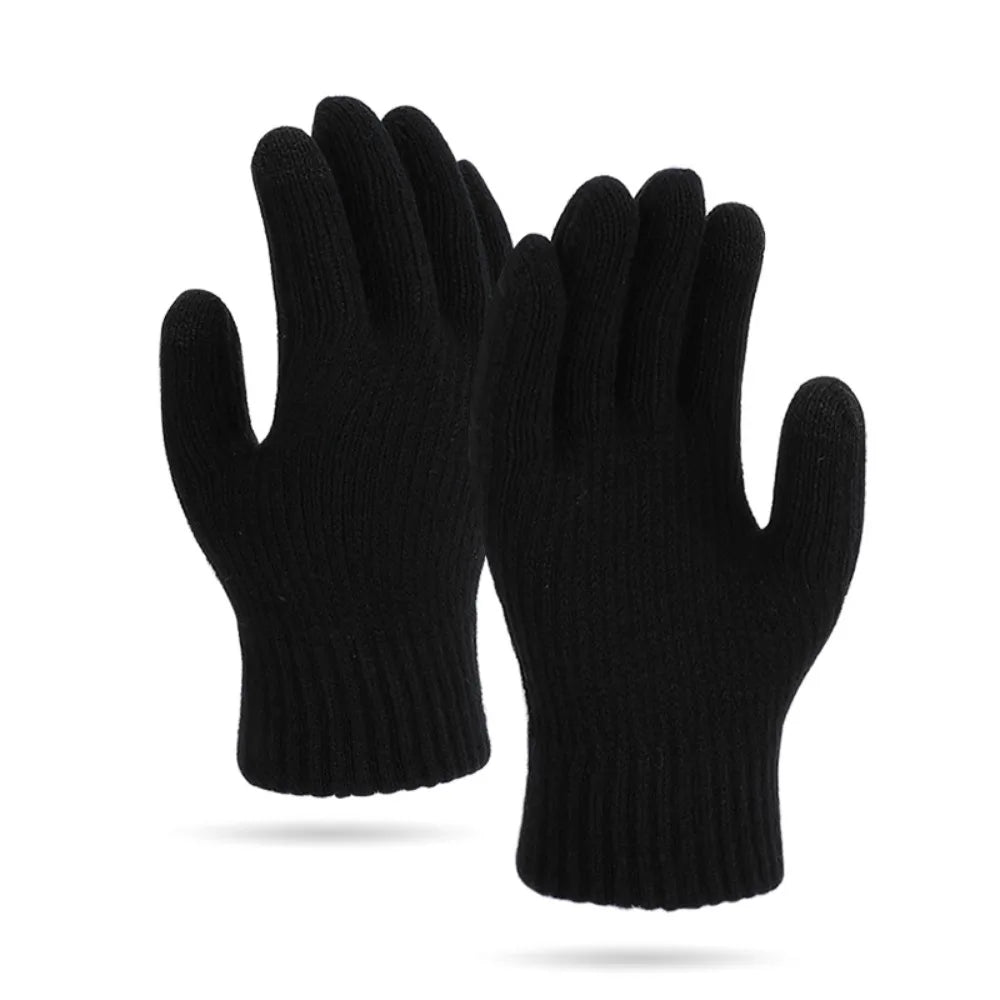 Touch Screen Gloves for Women & Men Winter Thermal Knitted Gloves Warm Stretchable Gloves for Driving Outdoor Running 6 Colors