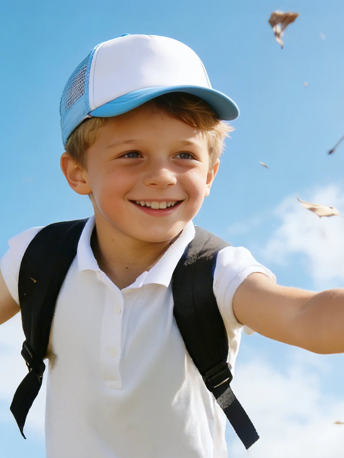 1pc solid color children's hat, suitable for boys and girls, baseball cap, sun hat, suitable for outdoor activities and daily we