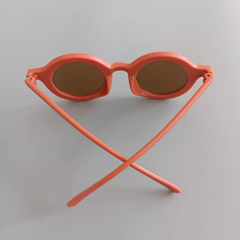 Fashion Cute Kids Sunglasses Parent Child Frosted Eyeglasses New 1-8Year Old Baby Decorative Sun Glasses Trendy Eyewear
