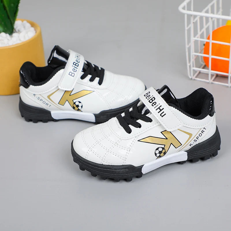 Soccer Cleats for Kids 2024 New Children Football Cleats Fashion Firm Ground Soccer Shoes