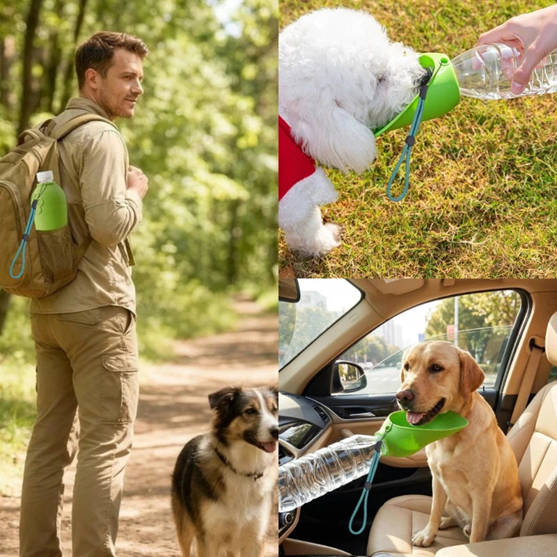 Silicone Pet Water Bottle Portable Dog Outdoor Water Dispenser Travel Drinking Feeder for Dogs Cats Accessories