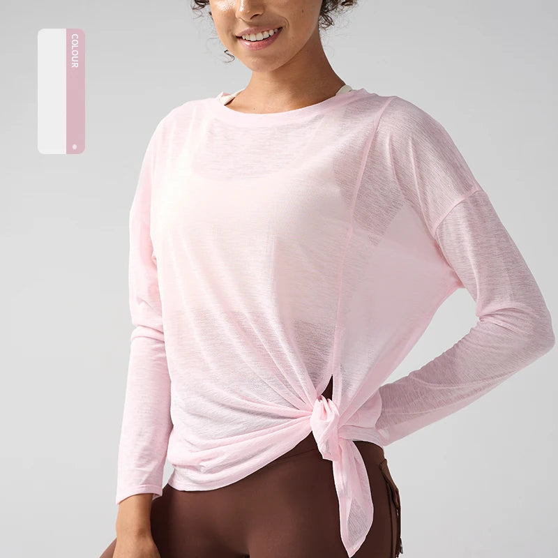 Women's Fitness Sports T-shirt Summer Loose Short Sleeve Quick Drying Gym Running Top Female Leisure Clothing👚