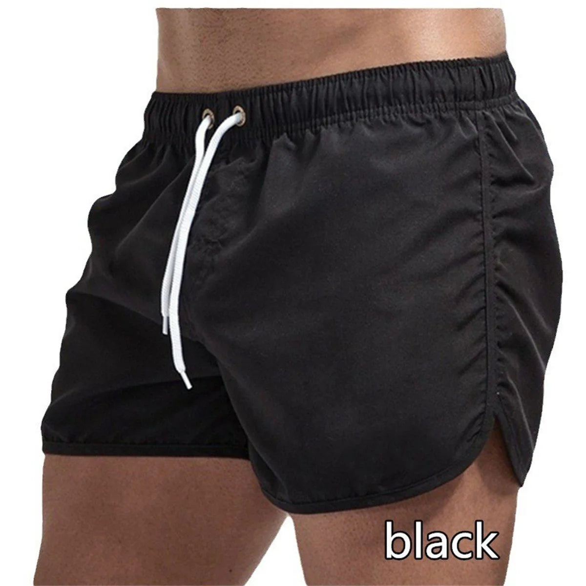 Shorts For Mens 2025 Summer Men's Swimwear Shorts Brand Beachwear Sexy Swim Trunks Men Swimsuits Low Waist Breathable Beach Wear