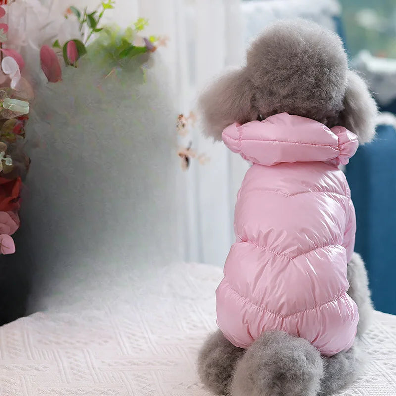 Pet Clothing Puppy Windproof Clothing Winter Dog Clothin Autumn and Winter Comfortable and Warm Home Outdoor Pet Clothing