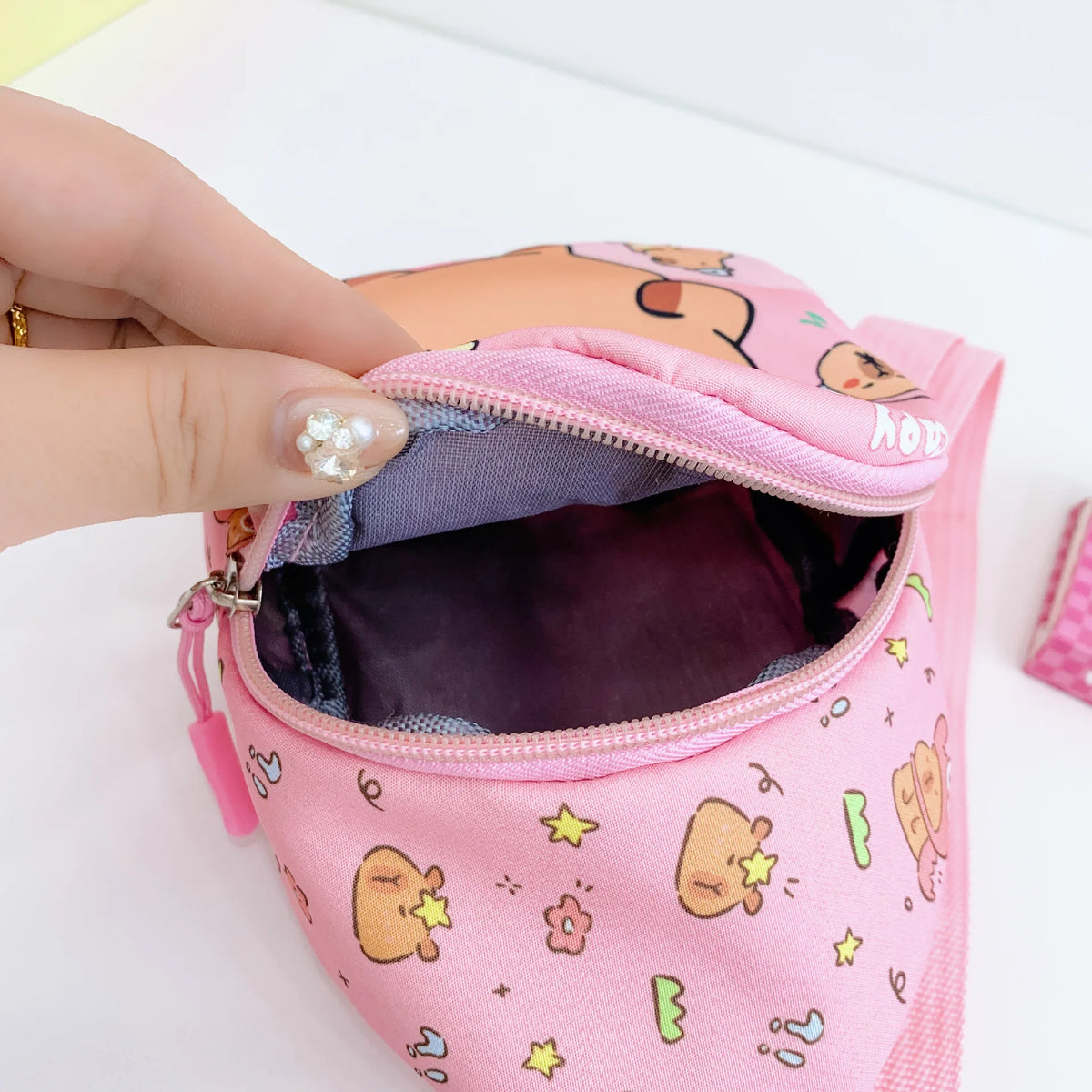 Capybara Crossbody Bag Children New Capibara Cute Shoulder Bags Kids Outdoor Sport Chest Pack Girls Boys Travel Coin Purse Gift