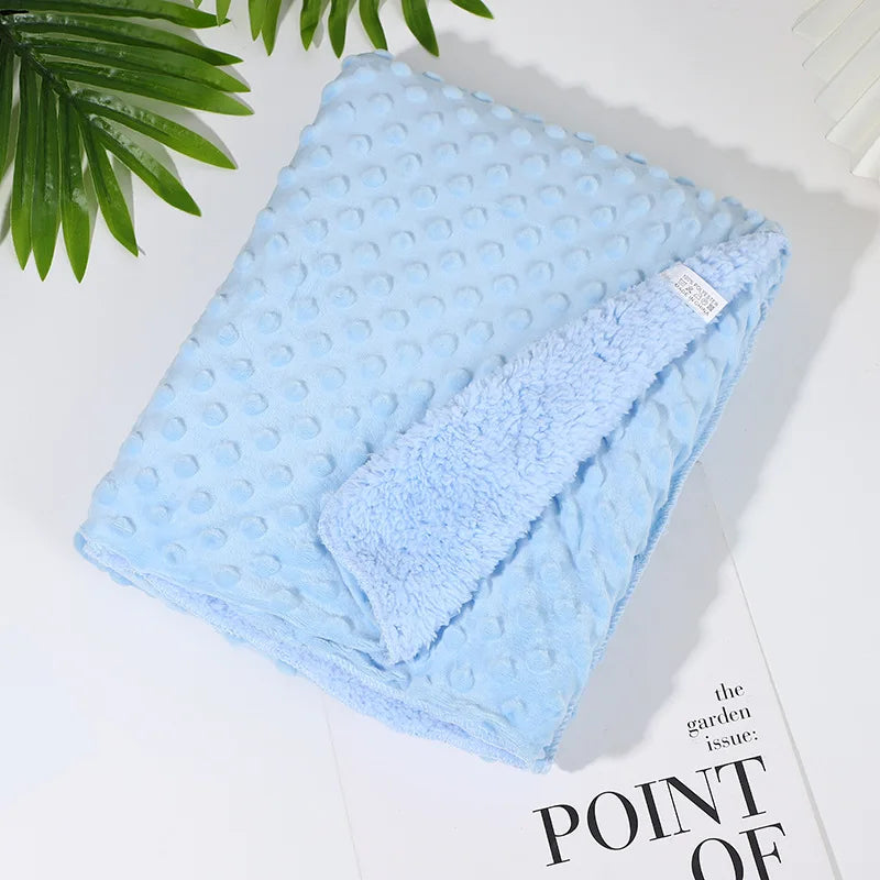 Personalized Pet Sleeping Blanket Embroidered Name Pet Accessories Coral Flannel Baby Dog Supply Fur Baby New Dog Gifts