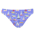Man's Brand Swimming Briefs Low Waist Sailing print Swimwear drop With Push-up Pad Sexy Shorts Trunks Boxers Summer Men's Swim