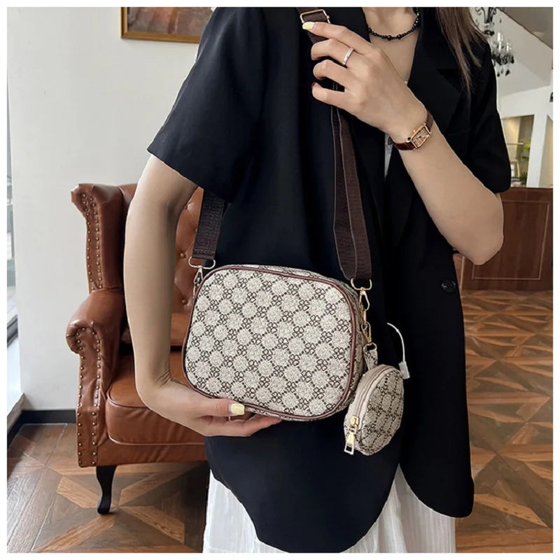 Vintage Fashion Handle Handbag Women Solid Soft PU Leather Women Shoulder Bag New Casual Designer Women Crossbody Tote Bag