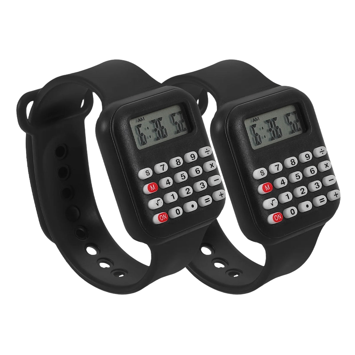 2 Pcs Calculator Watch  Childfriendly Calculator Wrist Watch  for Toddlers Fun Learning Tool  Kids Watches for Girls boys use