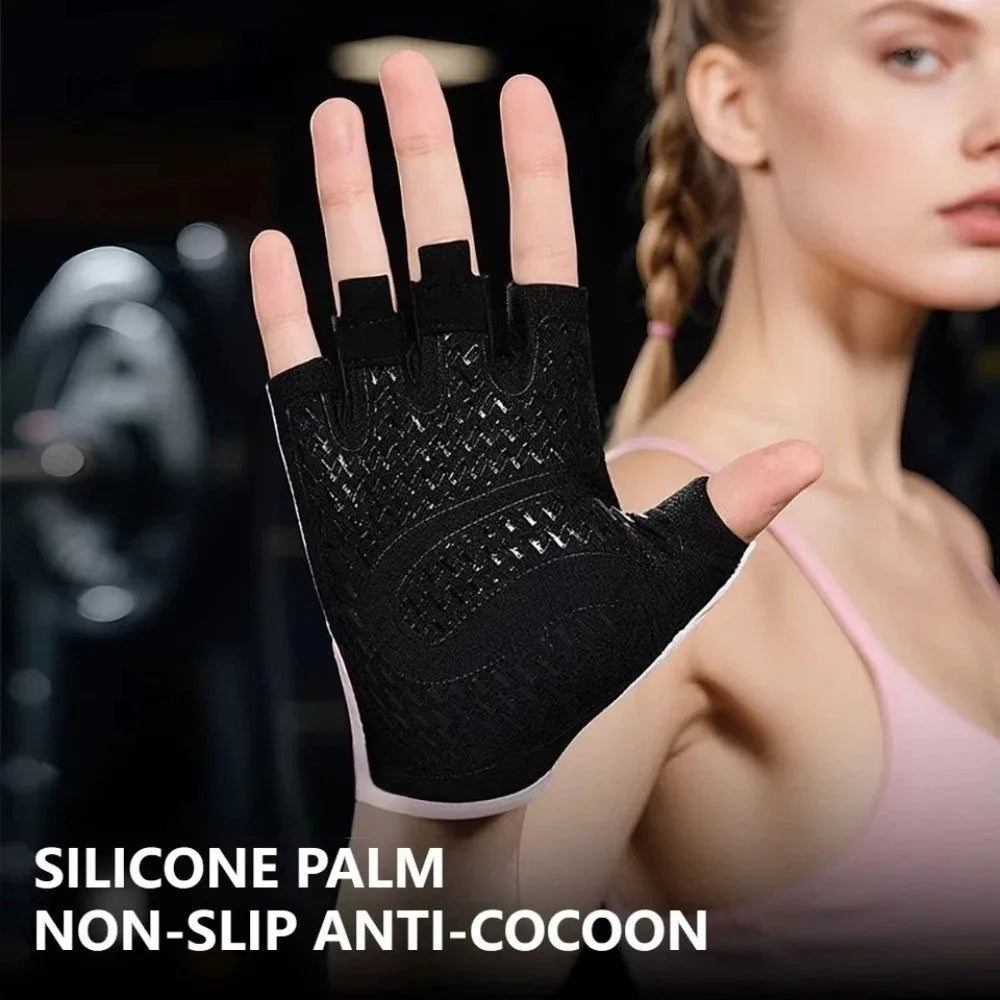 Workout Equipment Wear-resistant Sports Gloves Thickened Non-slip Cycling Gloves Training Exercise Fitness Gloves Men Women