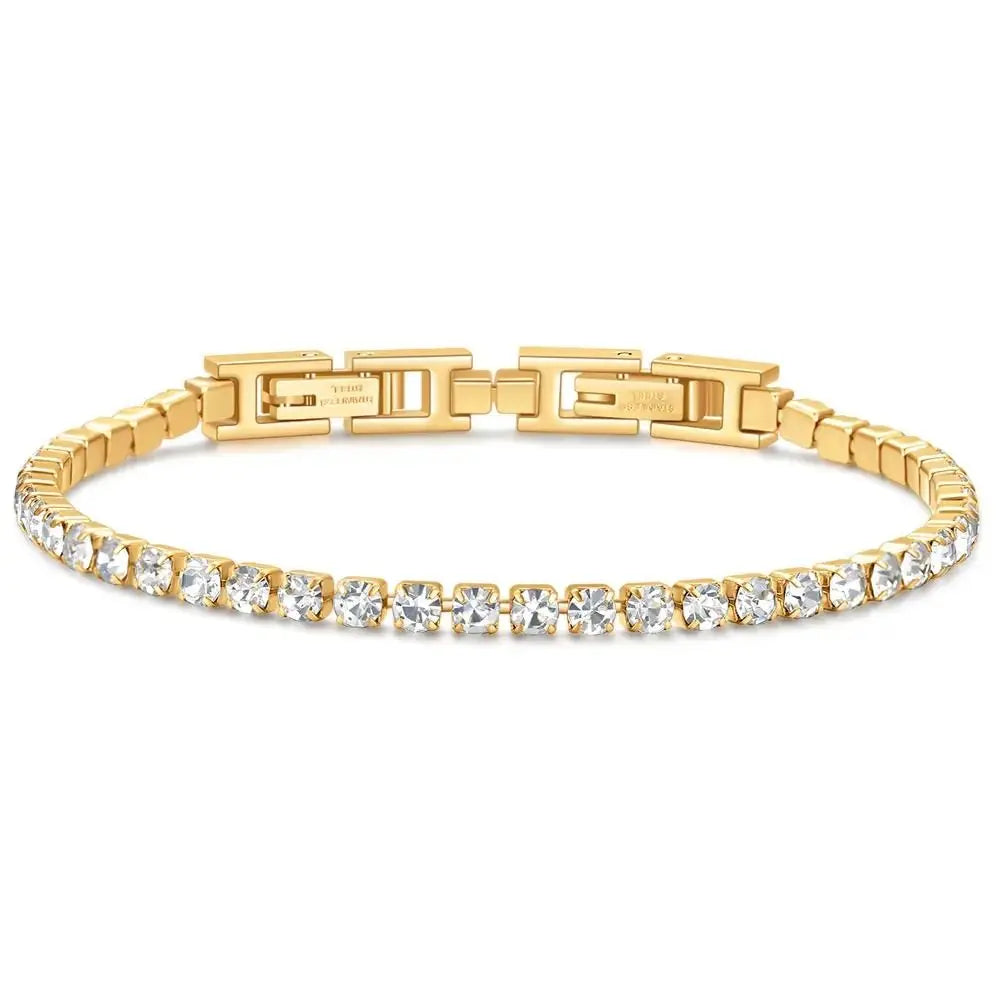 Fashion Jewelry Woman Bracelet Wristband Crystal Bracelets Gifts Jewelry Accessories Stainless Steel Fantastic Wristlet Trinket
