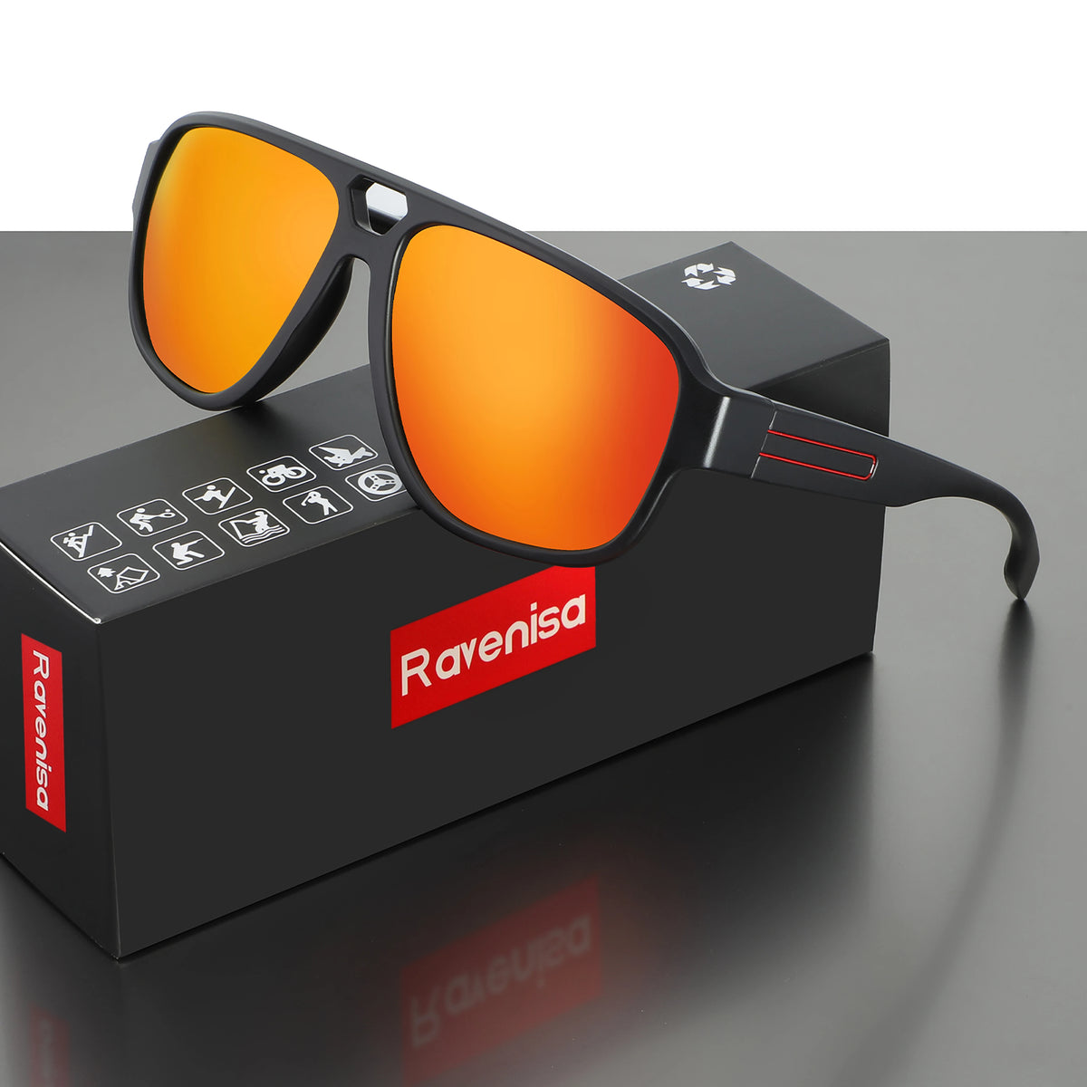 Sunglasses  for  Men or Women TR90 Glasses  Cool  Straightforward  Fashionable and  Classic  Polaerzed  UV400