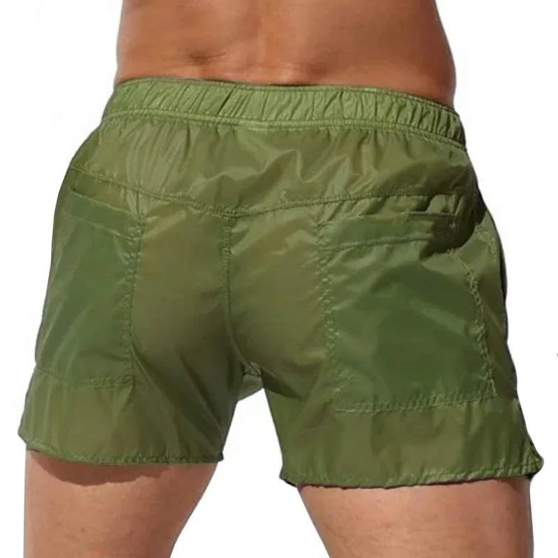 Summer Swimwear Men Shorts Swimsuits Swim Trunks Boxer Sexy Man Briefs Surf Board Sunga Swim Suits Maillot De Bain Beach