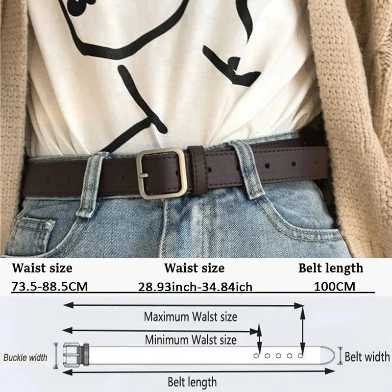 Women's Trousers Belt Designer Casual Fashion Belts for Lady Black Brown White Belt for Jeans Belts Female Waist Belt Strap BF20