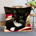 Cute Animal Bed Pillowcase for Car Sofa Home  Pet Cat Printed   Cushion Cover