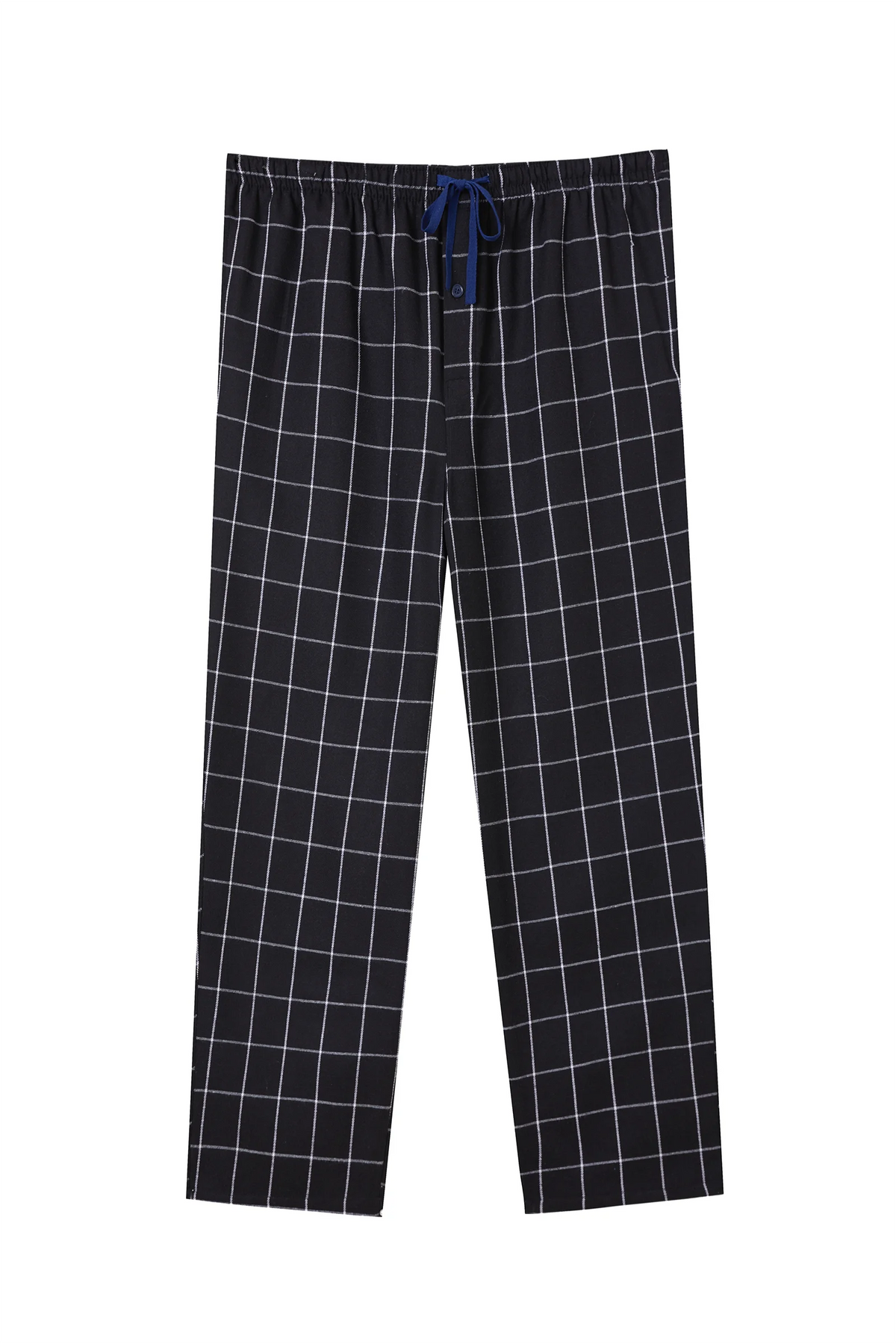 Men's Autumn/Winter Pajama Pants Flannel Plaid Casual Comfy with Pocket Stretchy Elastic Waistband Mans Pajamas Bottoms