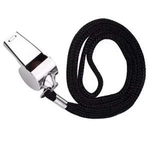 1PC Referee Whistles Metal Whistles Stainless Steel Metal Sports Whistles Sports Equipment With Lanyards Sports Referee Tools