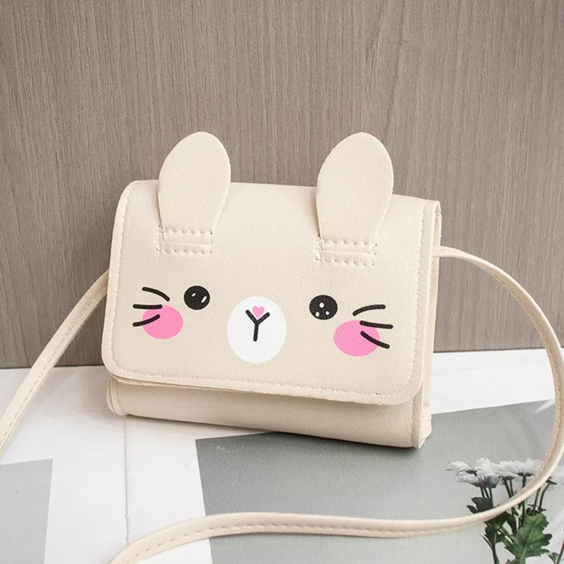 Children's Mini Handbags Cute Kids Coin Purse Wallet Fashion Princess Baby Girls PU Leather Small Shoulder Crossbody Bag NEW