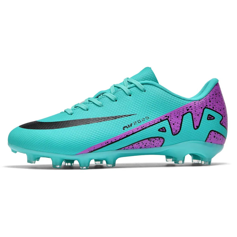 Kid Size 33-47 Long Short Spike Soccer Shoes Football Field Boots Unisex Society Training Match Adult Football Shoes