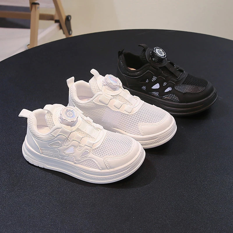 Kids Sports Sandals Soild Color Versatile Children Tennis Shoes Soft Bottom Non-slip 2026 Summer New Boys Girls Casual Shoes