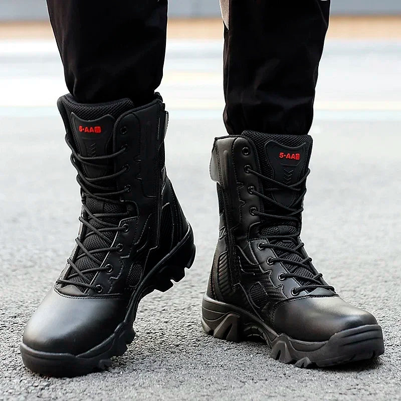Men Male Masculine  Botas Tacticas Hombre Militar Masculine SneakerMotorcycle Ankle Combat Boots Black Botas Militares Hombre