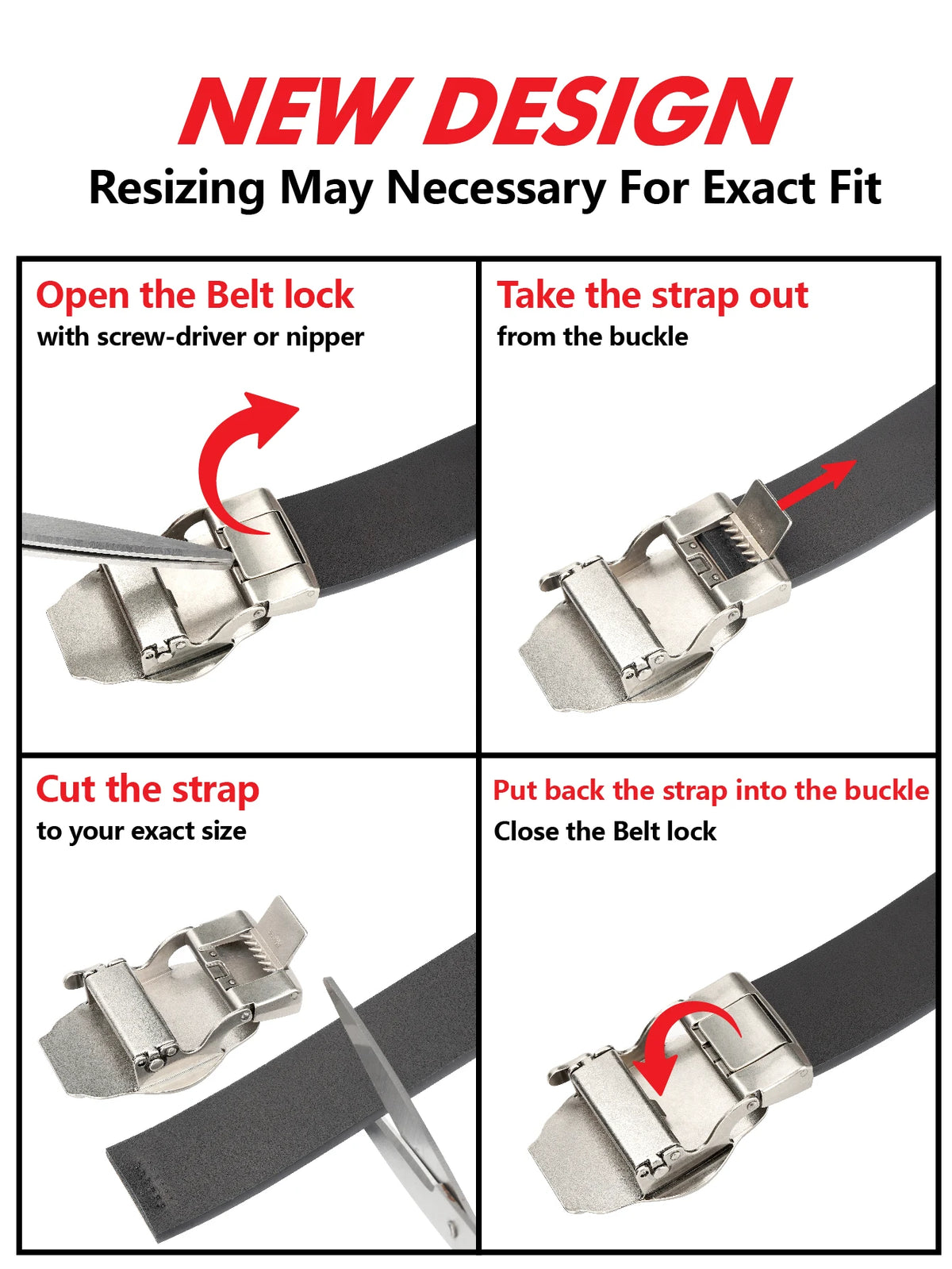 Men's Belts-Vintage StyleSecond Layer Cowhide Ratchet Belt -Adjustable Automatic Buckle Durable Alloy Buckle High Quality Casual