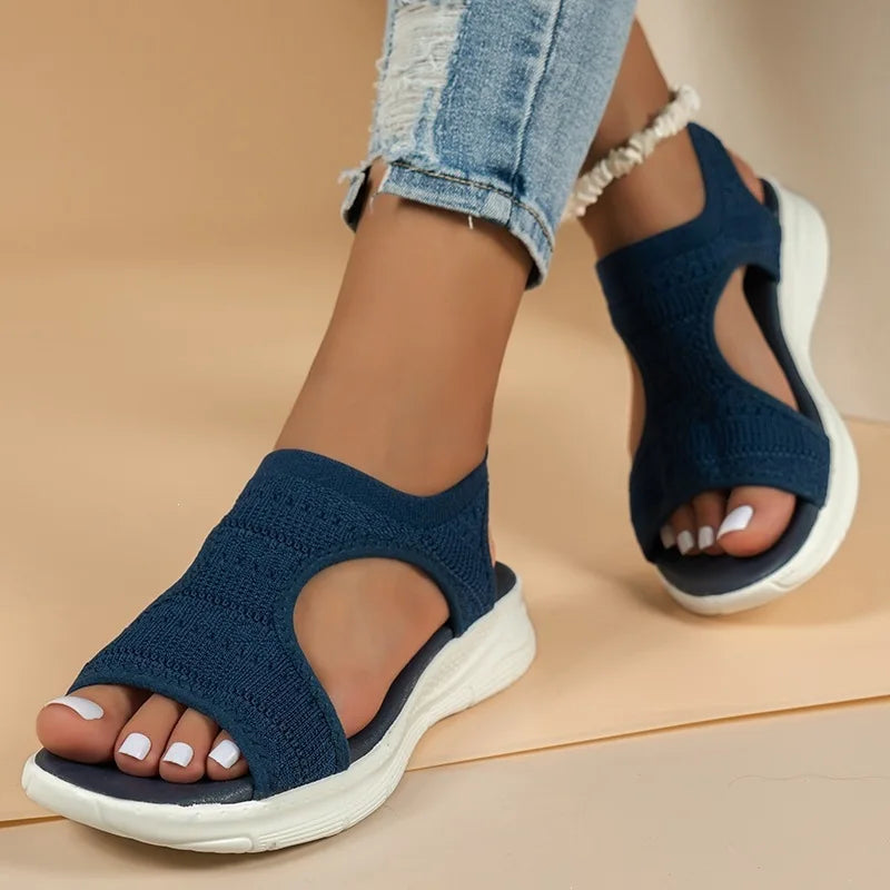 Orthopedic Sandals for Women in Summer, Comfortable Hiking, Non Slip Sports Sandals, Wide Footed Outdoor Leisure, Mesh Sandals