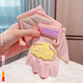 Kids Half Finger Sports Anti‑Slip Shock‑Absorbing Breathable Cycling Gloves for Boys Girls Biking Skateboard Outdoor Activities