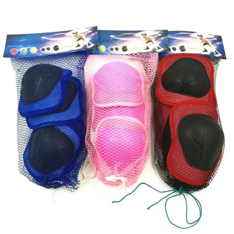 1Set Kids & Adults Sports Protective Gear Set 2 Hand Guards 2 Elbow Pads 2 Knee Pads For Ice Skating Roller Skate