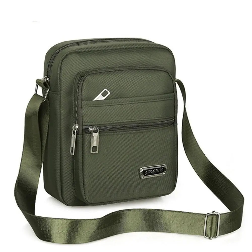 Men Crossbody Bags Male Nylon Shoulder Bags Boy Messenger Bags Man Handbags for Travel Casual Large Satchel Grey