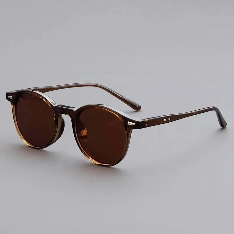 Vintage Round Sunglasses for Women Men Circular Sun Glasses Female Oval Eyewear Sunglasses for Male Female Eyeglasses