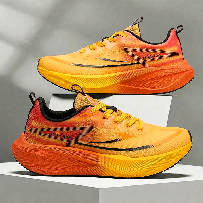 Women’s Marathon Racing Shoes Men’s Carbon Fiber Racing Shoes Breathable Lightweight  Comfortable Athletic Energy Return Sneaker