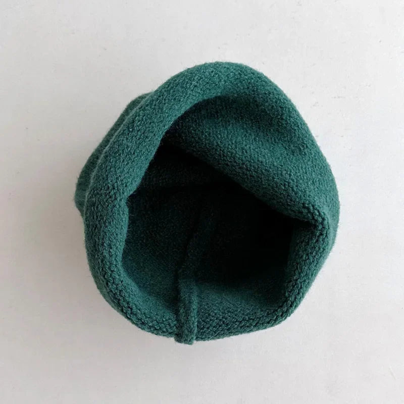 Kids Winter Hats for Newborn Boys Crochet Bonnet Toddler Girl Cap Children Baby Photography Props Boy Accessories Warm Stuffs