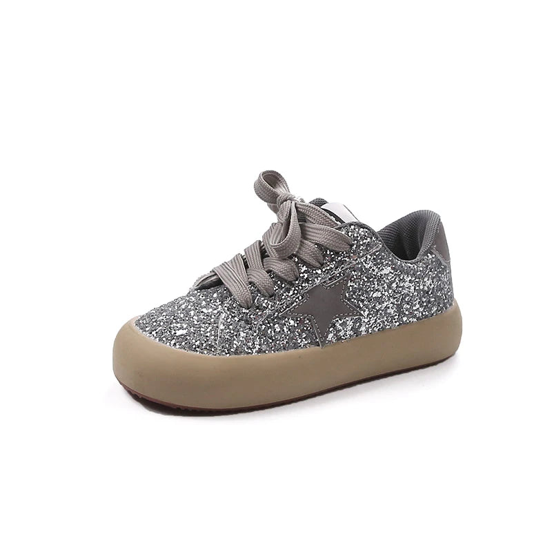 Sneakers Kids Summer New Boys Girls Sports Mesh Shoes Casual Board Shoes Leather Soft Soled Children Small White Shoes