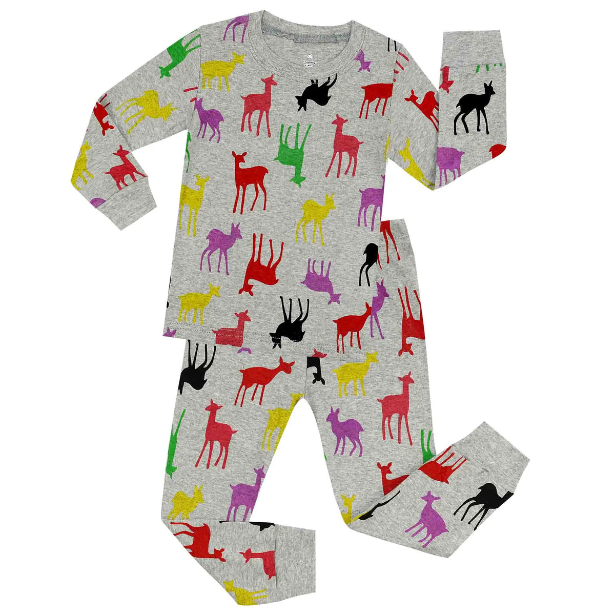 Boys Girls Pajamas Sets Kids Toddler 1 to 2 3 4 5 6 7 Years 100% Cotton Long Sleeve Children Pyjamas Autumn Winter Pjs Clothing