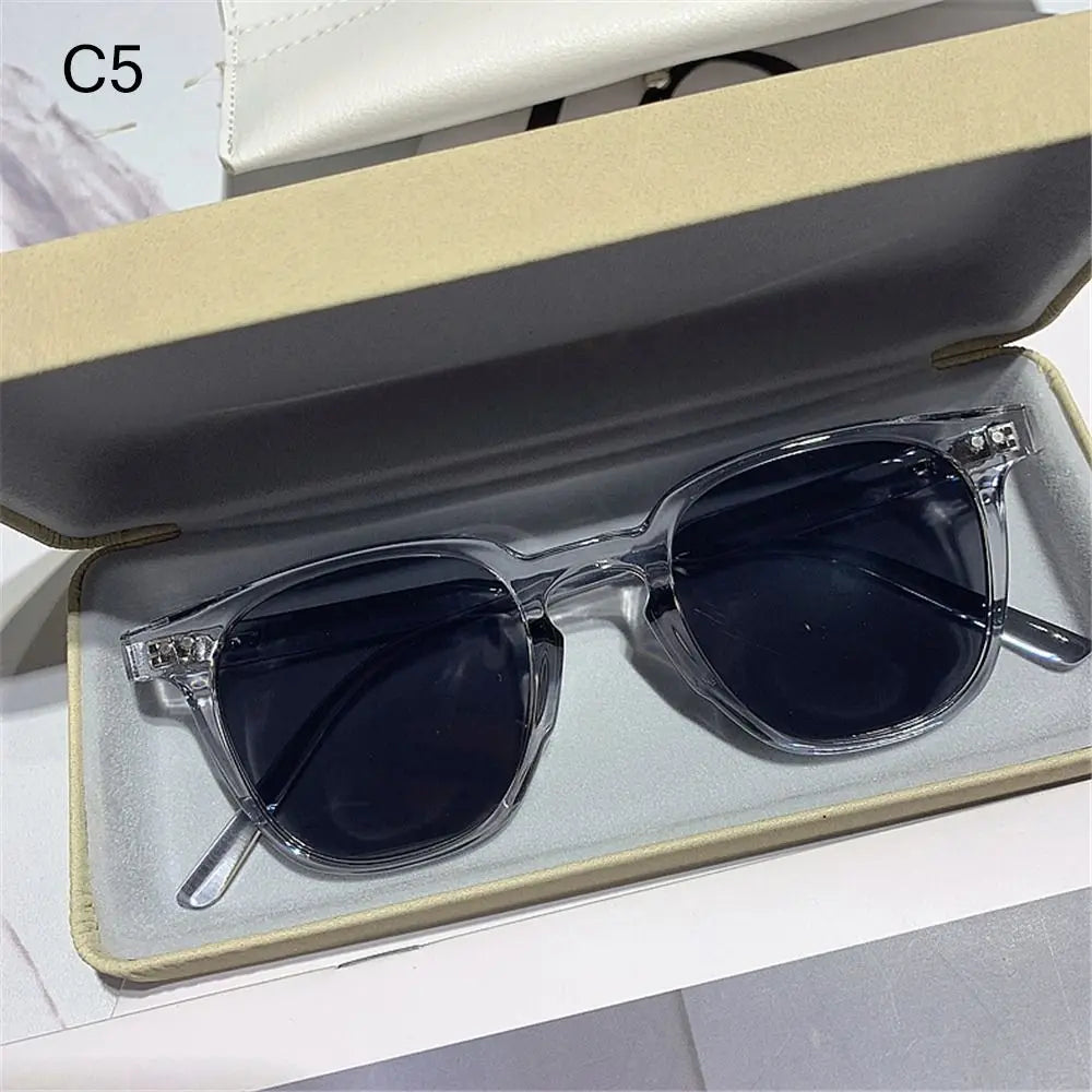 Vintage Square Sunglasses Women Men Luxury Brand Small Round Sun Glasses Female Designer Small Eyewear Oculos De Sol Male Female