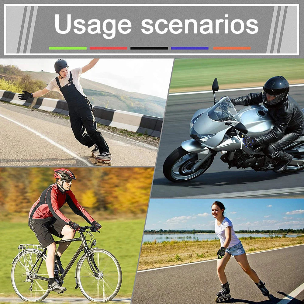 Motorcycle protect Gloves Waterproof Touch Screen Full Finger Leather Joint protection Anti-fall Moto Non-slip Riding Men Novelt