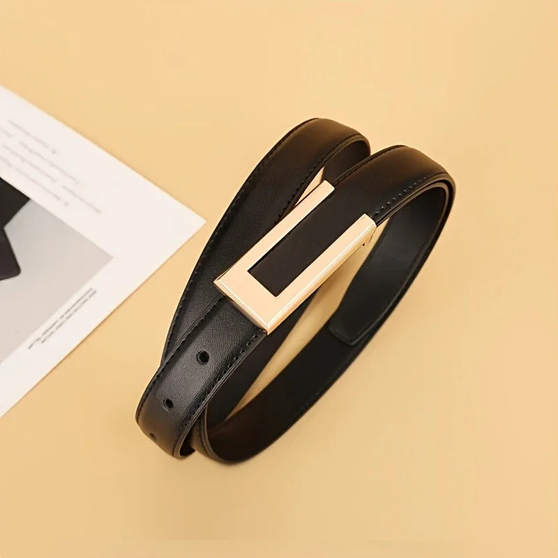 Women belt slim waist fashionable casual luxurious and adjustable belts suitable for dresses, jeans and belts for women